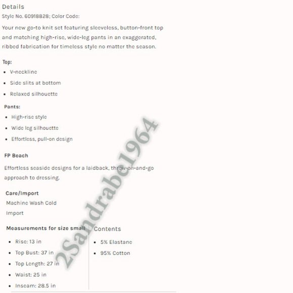 Free People Dana Set - April Mist, Size: Medium - Picture 13 of 13